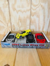 Lotus Elise Die Cast Cars In Display Box