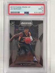 2019 Panini Prizm Ja Morant Rookie Card #2   PSA 9