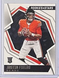 2021 Panini Rookies And Stars Justin Fields Rookie Card #104