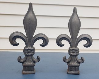 New - Large Cast Iron Fleur De Lis