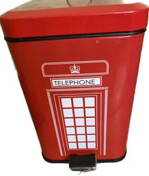 London Calling Phone Booth Wastepaper Basket- New