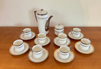 Mid Century Empire Porcelain Coffee Set