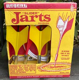 NOS 1970s Never Removed From Box REGENT Slider  Lawn Jarts Outdoor Game Of Skills For Adults Intact