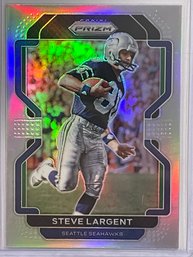 2021 Panini Prizm Steve Largent Silver Prizm Card #51