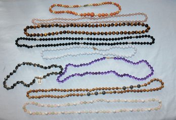 Ten Costume Jewelry Necklaces