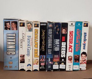Assorted VHS Tapes (6 Of 8)