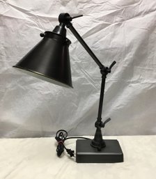 A Pottery Barn Adjustable Desk Lamp