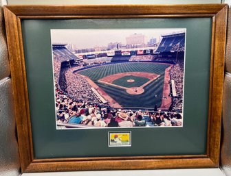 Framed Old Yankee Stadium Photograph