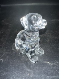 Beautiful  Waterford Crystal Young Labrador Retriever/Dog Puppy Paperweight