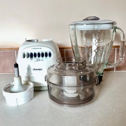 Osterizer Blender With Glass Carafe And Attachment