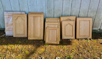 Heavy Solid Wood Cabinet Door Lot- All Different Sizes