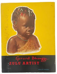 Large Format 'Gerard Bhengu, Zulu Artist' By Phyllis Savory