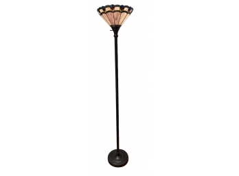 A Dale Tiffany Slag Glass Floor Lamp