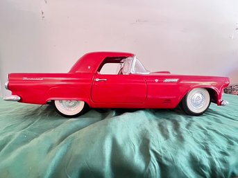 1955 T Bird Car Model, By Revell, 1/18th Inch Scale, Red