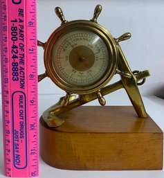 Brass Nautical Barometer