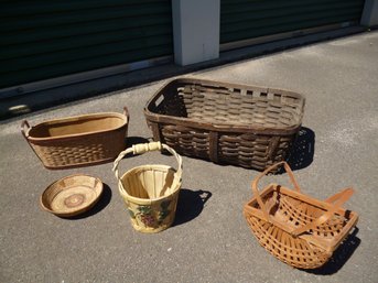 Basket Assortment Lot Of 5 Pieces
