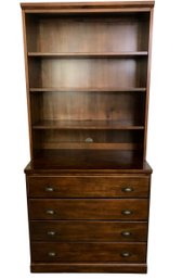 Unique And Useful POTTERY BARN Bookshelf/File Cabinet