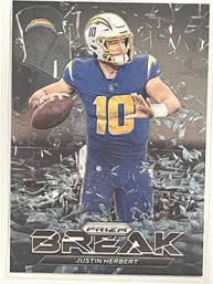 2021 Panini Prizm Justin Herbert Prizm Break Card #PB-1