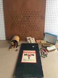 Vintage1935 Monopoly And CHINESE CHECKERS Games