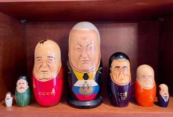 Russian Leader Matryoshka Nesting Dolls