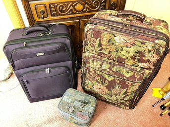 Luggage, With Train Case, All Have Keys