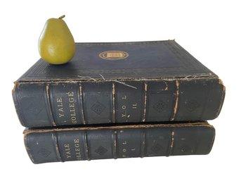Rare 1879 Yale College Volumes I & II