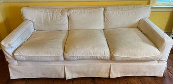 White Down-filled Couch