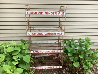 Vintage Diamond Ginger Ale Store Display