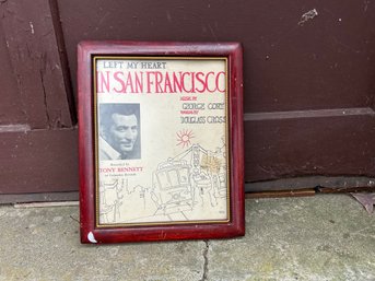 Left My In Heart San Francisco Picture Frame