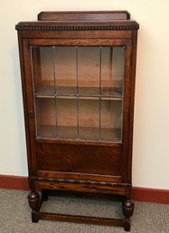 Antique Oak Arts And Crafts Bookcase