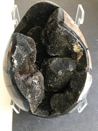 Gem Stone Geode, 9 LB , 8 Inch By 9 Inch