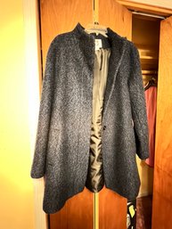 Calvin Klein Wool Coat, XL, Like Old Fashioned Lambs Wool