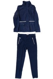 Anatomie Marisa Blue Travel Pants Kenya Jacket, Sizes M And L, Retail $626