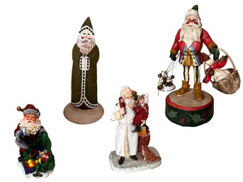 Collection Of Santa Figurines