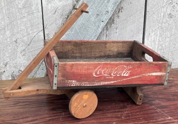 4. Coca Cola Bottle Crate Wagon Missing Wheels