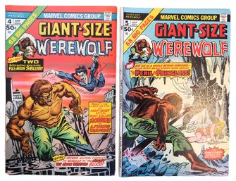 Marvel Comics Giant - Size Werewolf #4 #5  Bronze Age