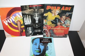 Pop Art Book - Pulp Art - Giger & Warhol