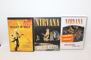 2 Nirvana DVDs - Neil Young DVD