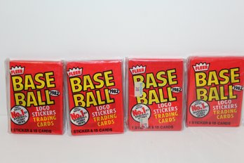 1982 Fleer - 4 Wax Packs