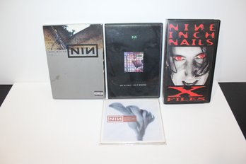 Visuals With Nine Inch Nails - NIN DVDs - 1 CD - 2 VHS Sets