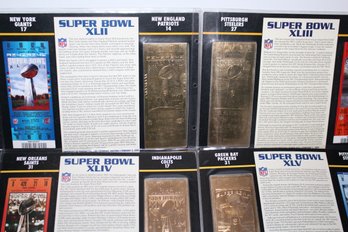 4 Super Bowl Ticket Replicas From XLII-XLV (2008-2011)