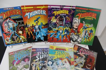 1983-1986 Wally Wood! THUNDER Agents (4) - Silver Surfer Annuals #3, #4, #5, #7 1990-1994
