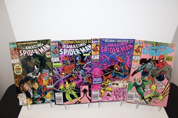 4 1990 Spider-man Comic Group #333-#336 More Venom!