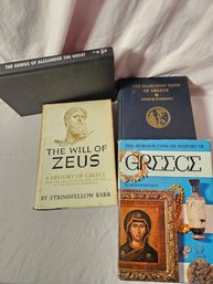 Four Historical Books On Greece