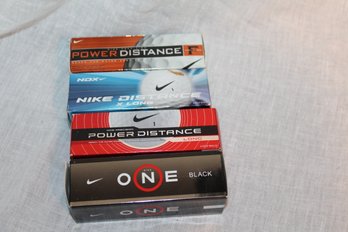 4 New In Box Nike Gold Balls