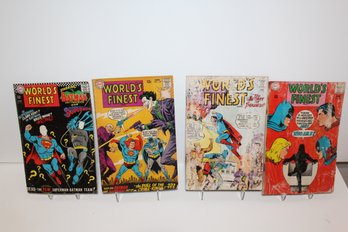 4 Silver Age Worlds Finest Comics #119, #167, #177, #176