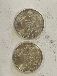 2 - 1976 D Deutschland Germany - 5 Mark Deutsche BU Silver Coin
