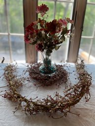 Garland And Center Piece For Holiday Cheer