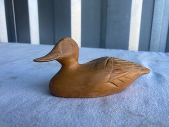 Philippines Hand Carved Wood Duck ??'