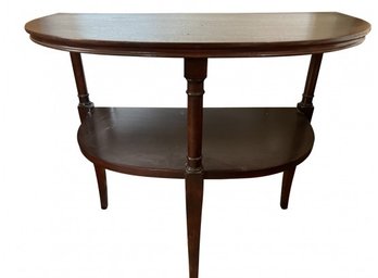 Two Matching Mahogany End Tables